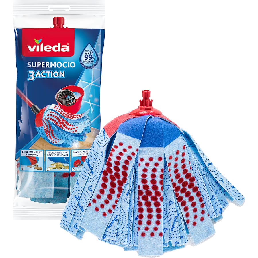 Vileda Supermocio 3 Action Mop Refill