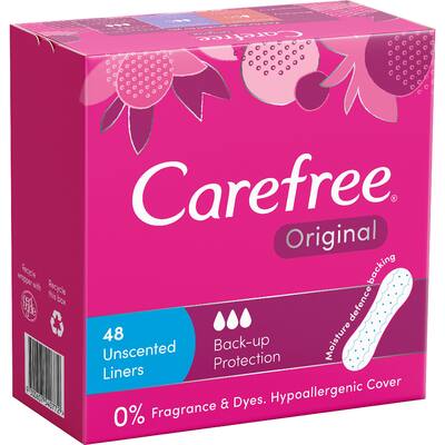 carefree panty liners regular