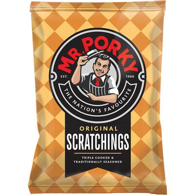mr porky pork scratchings original gold