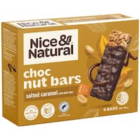 Nice & Natural Nut Bars Choc Salted Caramel