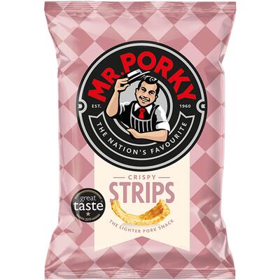mr porky crispy pork strips pink