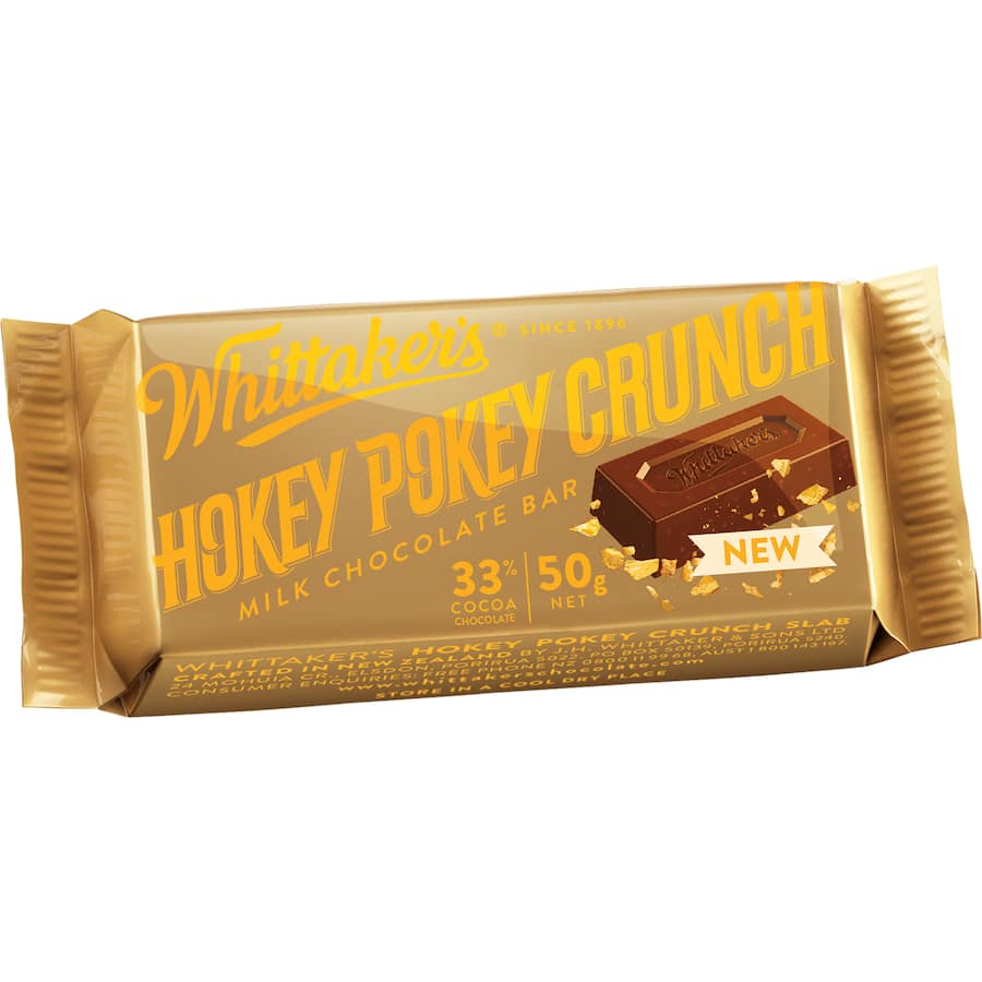 Whittakers Chocolate Bar Hokey Pokey Slab