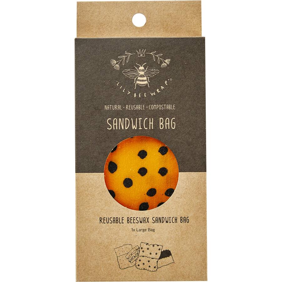 Lilybee Sandwich Bags Reusable Beeswax