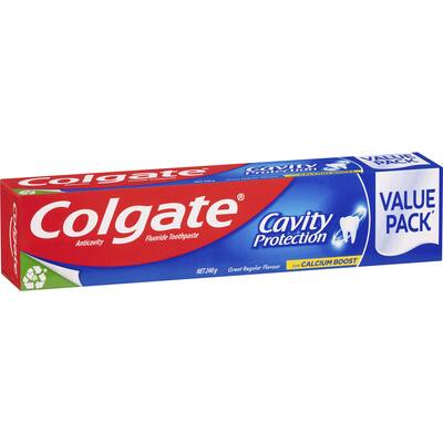 colgate cavity protection toothpaste great regular value pack