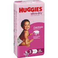 huggies ultra dry nappies girls size 3 (6-11kg) (44pk)
