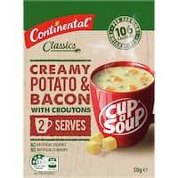 Continental Cup A Soup Instant Soup Potato, Bacon & Croutons 75g