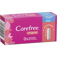 carefree tampons original regular