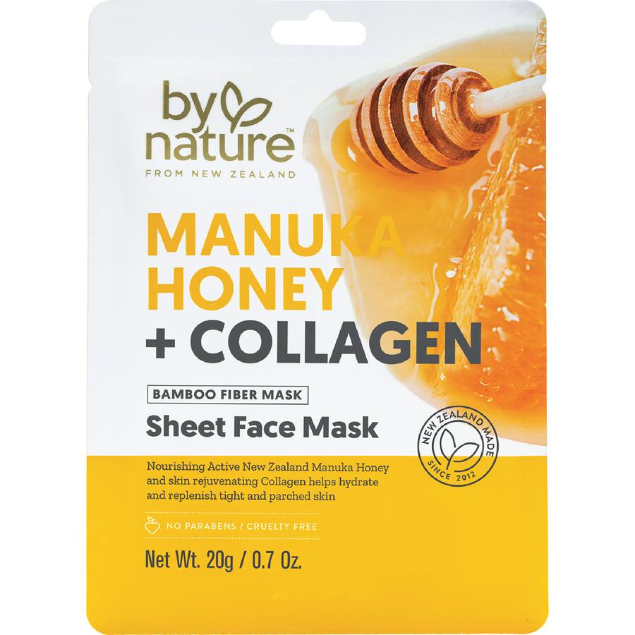 By Nature Face Mask Manuka Honey & Collagen