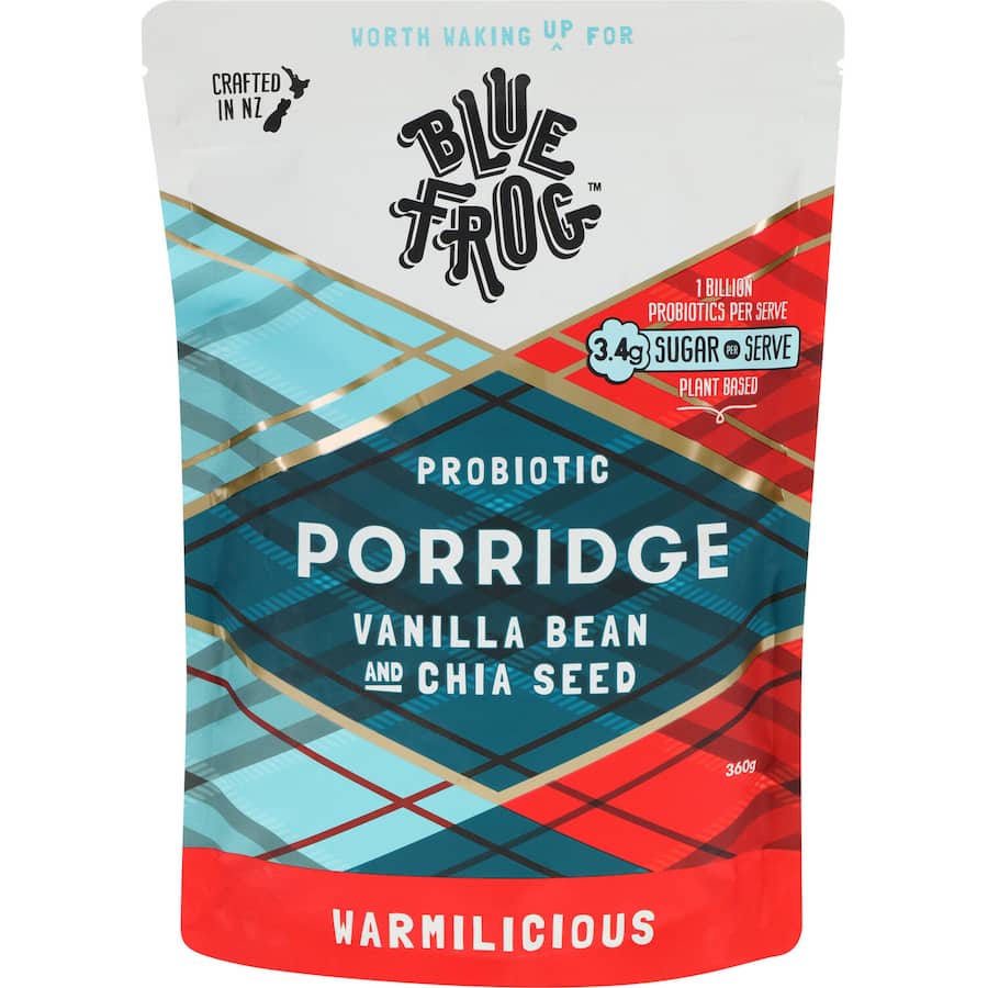 Blue Frog Probiotic Porridge Vanilla Bean & Chia Seed