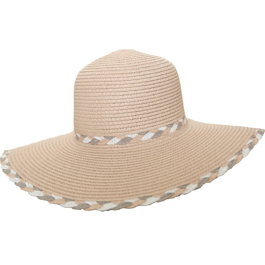 Out There Plaited Trim Hat