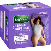 Depend Real Fit Underwear Night Defence Female