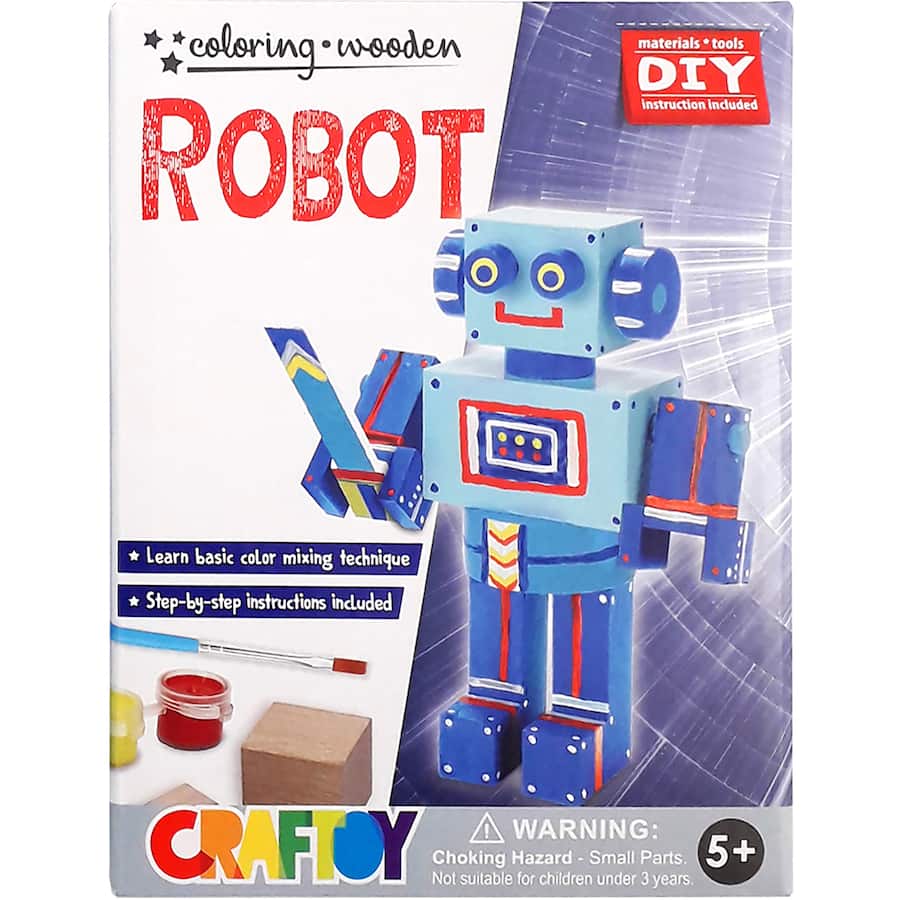 Colour Your Own Wooden Kit Assorted