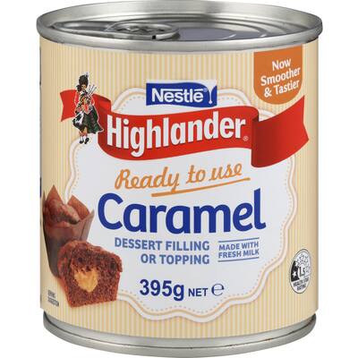 nestlé highlander caramel filling