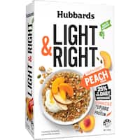 Hubbards Light & Right Cereal Peach & Seeds