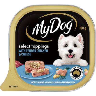 my dog wet dog food chicken supreme with cheese