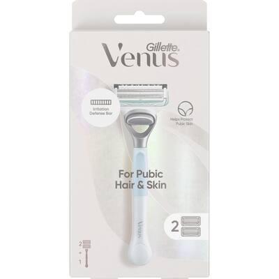 gillette venus pubic hair & skin razor 