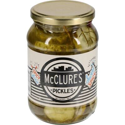 mcclures gherkins sweet & spicy pickles