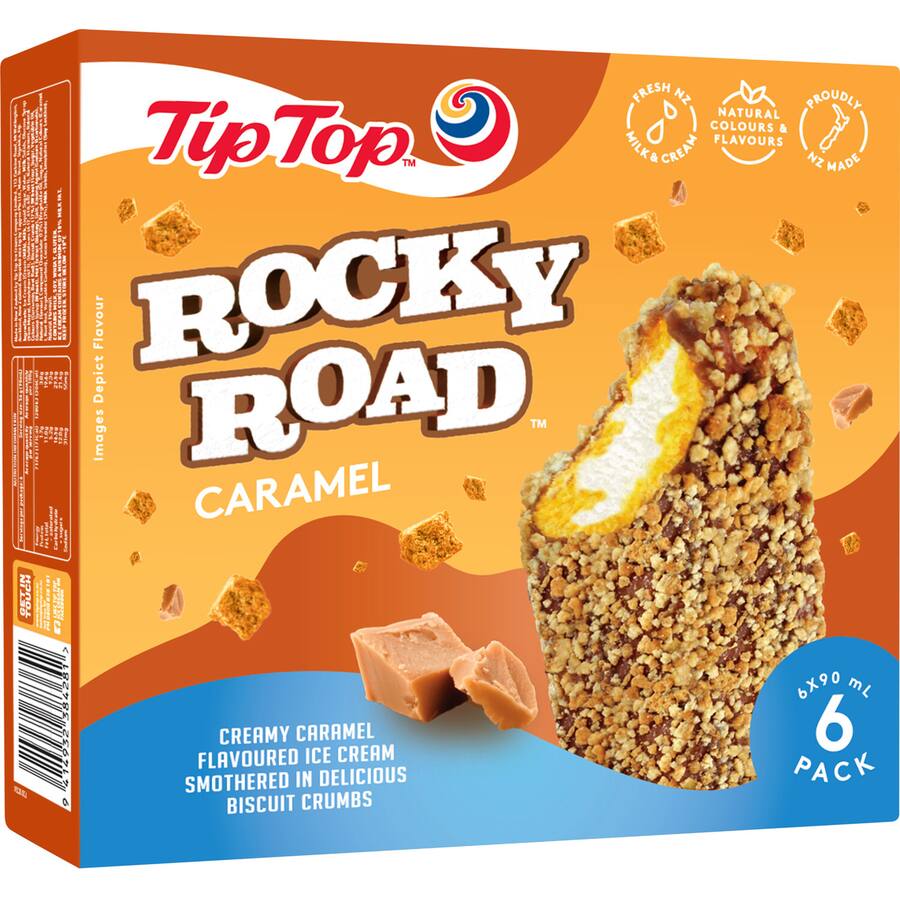 Tip Top Ice Cream Rocky Road Caramel