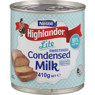 nestlé highlander condensed milk sweetened lite
