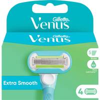 gillette venus razor blades extra smooth (4pk)