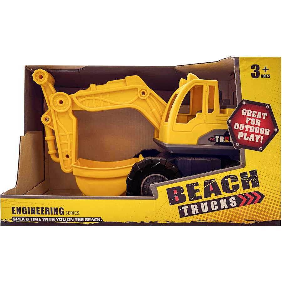 Beach Contruction Vehicles Truck