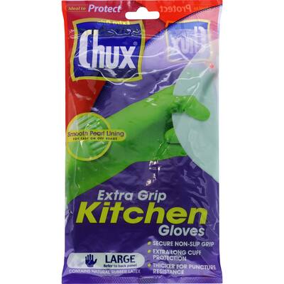 chux gloves extra grip large