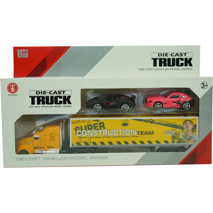Die Cast Vehicles Metal Truck With Cars