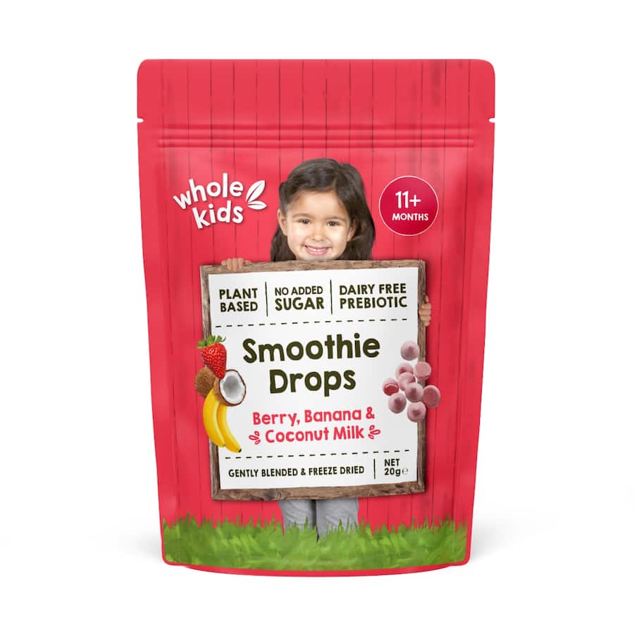Whole Kids Organic Smoothie Drops Berry, Banana & Coconut Milk