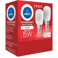 Olsent Pilot Light Bulb T28 Screw 15w Clear