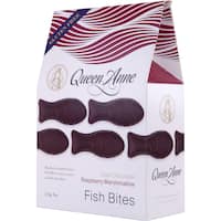 queen anne marshmallow fish bites chocolate raspberry
