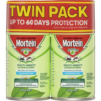 mortein naturgard automatic insect control indoor & outdoor system