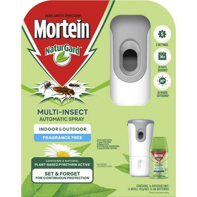 mortein naturgard automatic insect control indoor & outdoor system