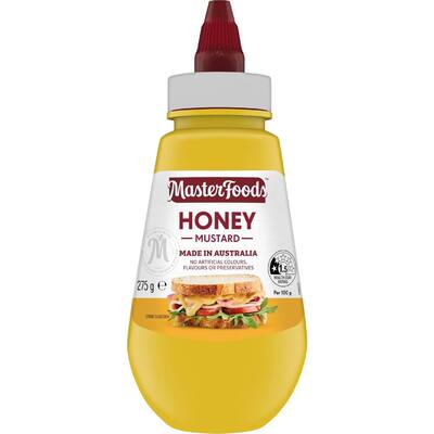 masterfoods mustard honey squeeze
