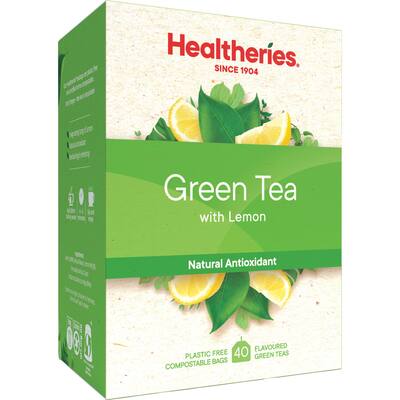 healtheries green tea with lemon