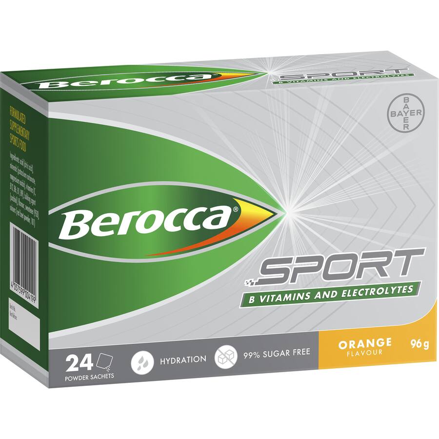 Berocca Sport B Vitamins & Electrolytes Orange