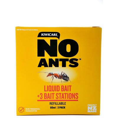 kiwicare no ants liquid bait stations 60ml