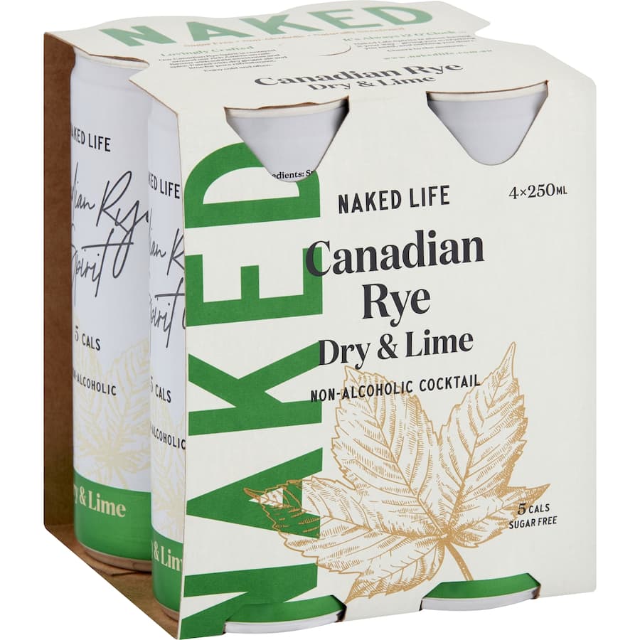 Naked Life Cocktail Canadian Rye Dry Non Alcoholic