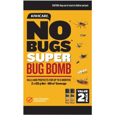 kiwicare no bugs insect control super bomb