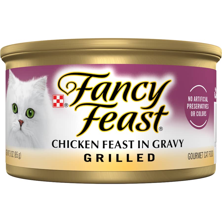 Fancy Feast Grilled Wet Cat Food Chicken Feast In Gravy