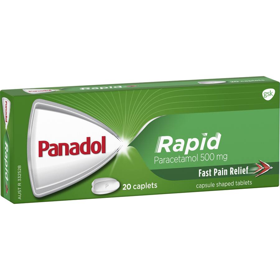 Panadol Rapid For Fast Pain Relief Paracetamol 500Mg
