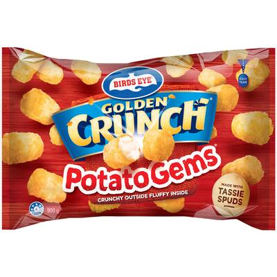 birds eye golden crunch potato gems 