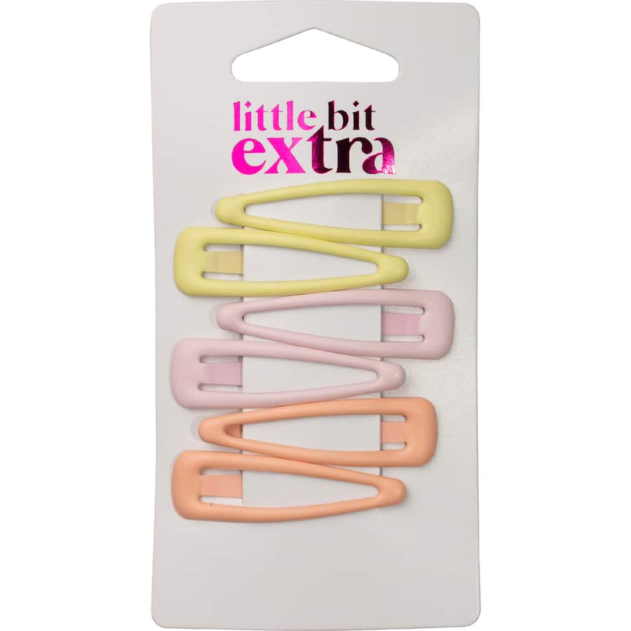 Little Bit Extra Clips One Touch Pastel