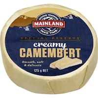 Mainland Special Reserve Creamy Camembert Cheese