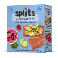 Spliits Crackers Beetroot Crispbread Veggie