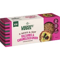 vogels crackers balsamic & caramelised onion