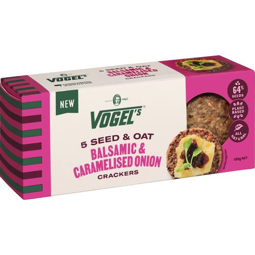 Vogels Crackers Balsamic & Caramelised Onion
