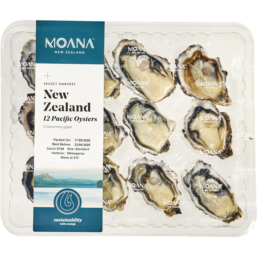 Moana Half Shell Oysters