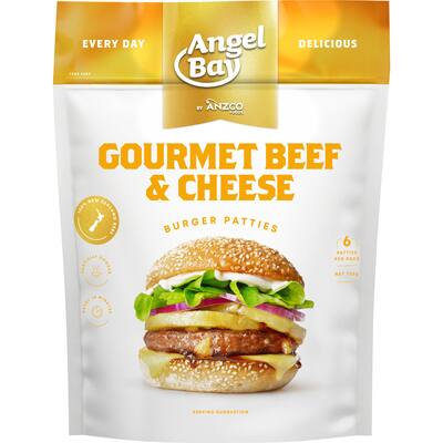 angel bay burger patties beef & cheese