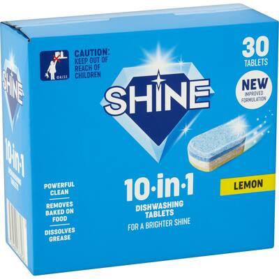 Dishwasher tablets lemon