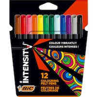 bic intensity colouring felt pens